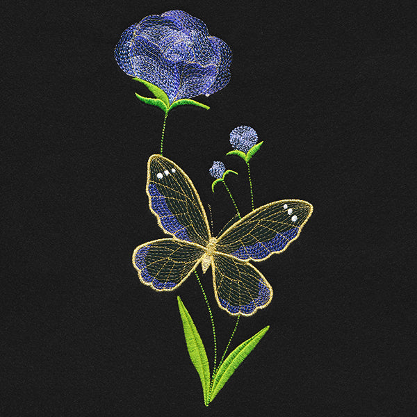 Springtime Treasures - Dianthus and Butterfly - Image 3