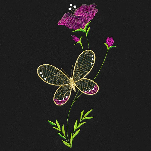 Springtime Treasures - Sweet Pea and Butterfly