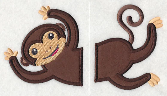 Spunky Monkey (Split, Applique) - Image 3