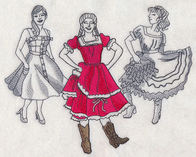 Square Dancing Fashion Plate - Female - Image 4