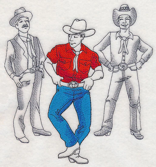 Square Dancing Fashion Plate - Male