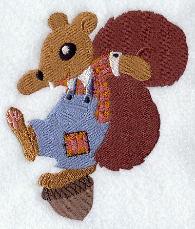 Squirrel in Bib Overalls - Image 3