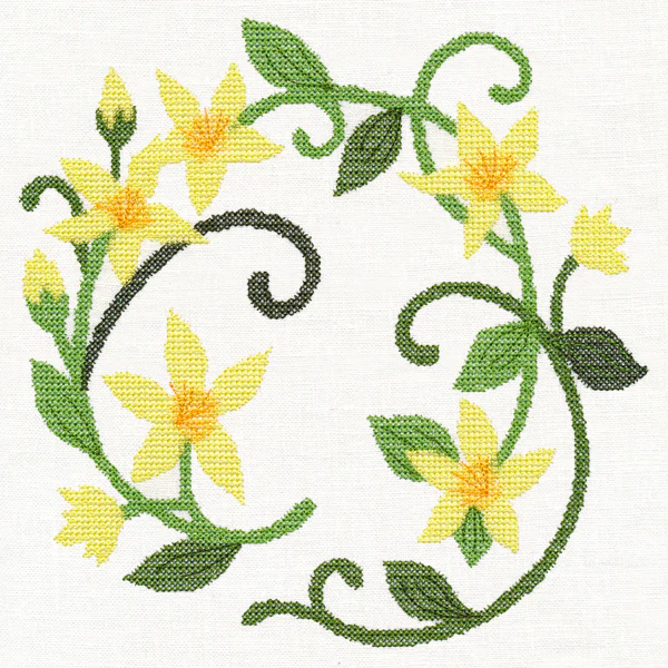 St. John's Wort Wreath (Cross Stitch) - Image 5