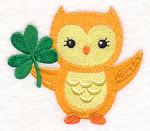 St. Patrick's Day Owl with Shamrock - Image 2