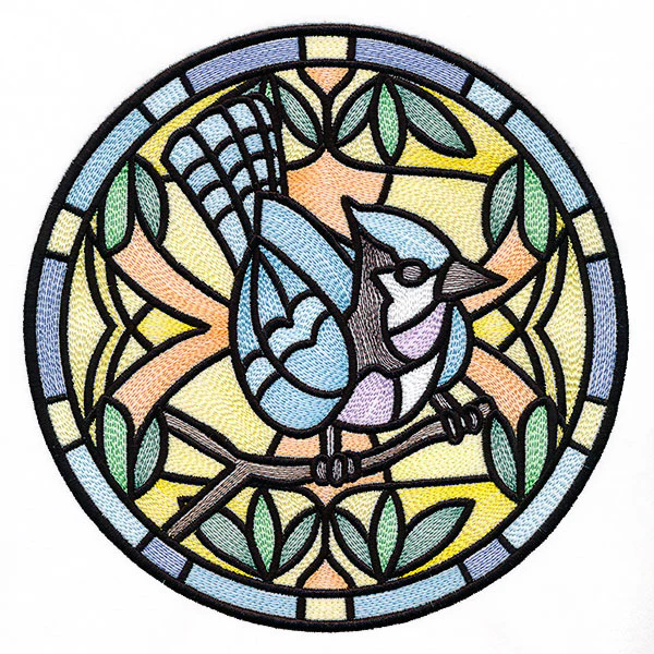Stained Glass Birds - Blue Jay - Image 5