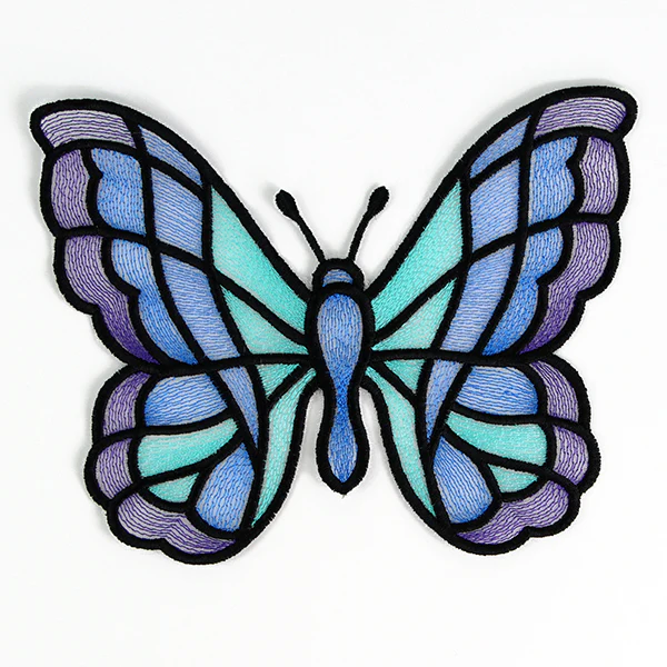 Stained Glass Butterfly 1 (Organza) - Image 4