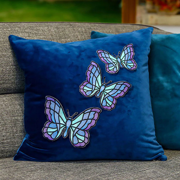 Stained Glass Butterfly 1 (Organza) - Image 9