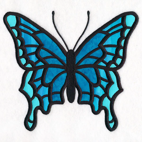 Stained Glass Butterfly (Applique) - Image 7