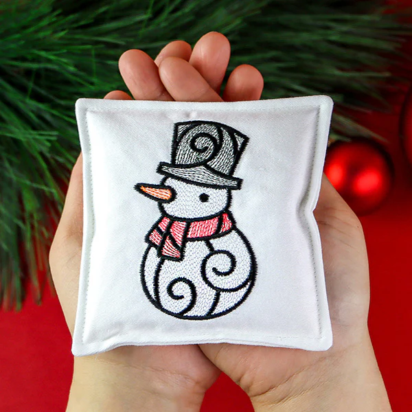Stained Glass Christmas Accents - Snowman - Image 4