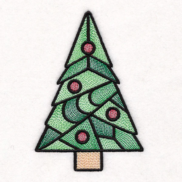 Stained Glass Christmas Accents - Tree - Image 3