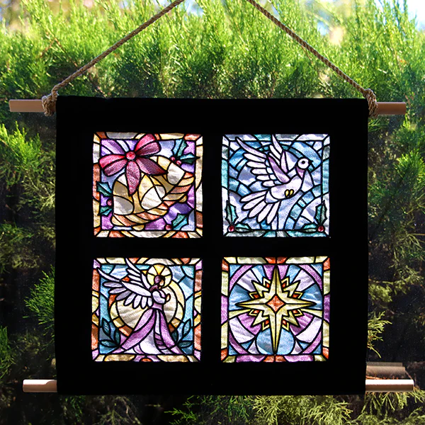 Stained Glass Christmas - Bells - Image 2