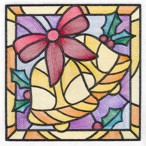 Stained Glass Christmas - Bells - Image 3