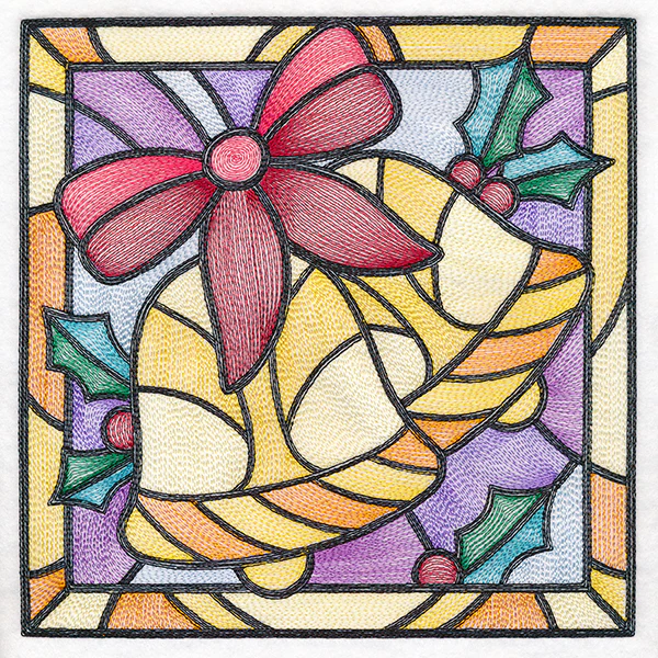 Stained Glass Christmas - Bells - Image 9