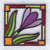 Stained Glass Crocus Corner - Image 3
