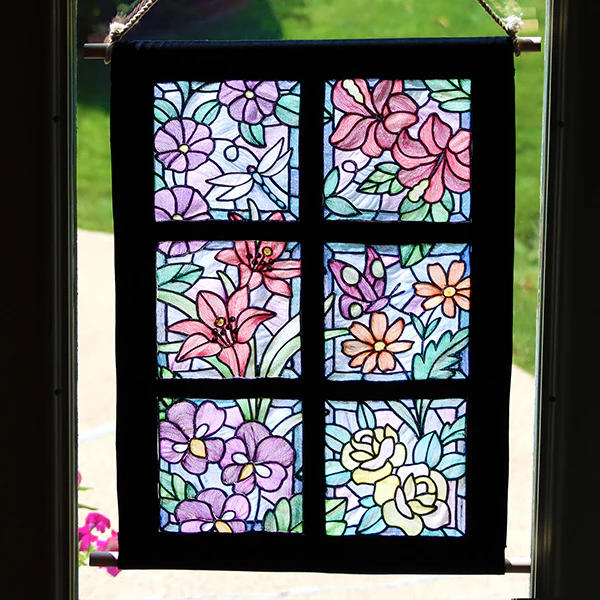 Stained Glass Garden - Asters - Image 6