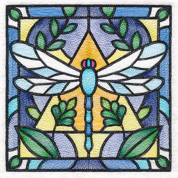 Stained Glass Garden - Dragonfly - Image 5
