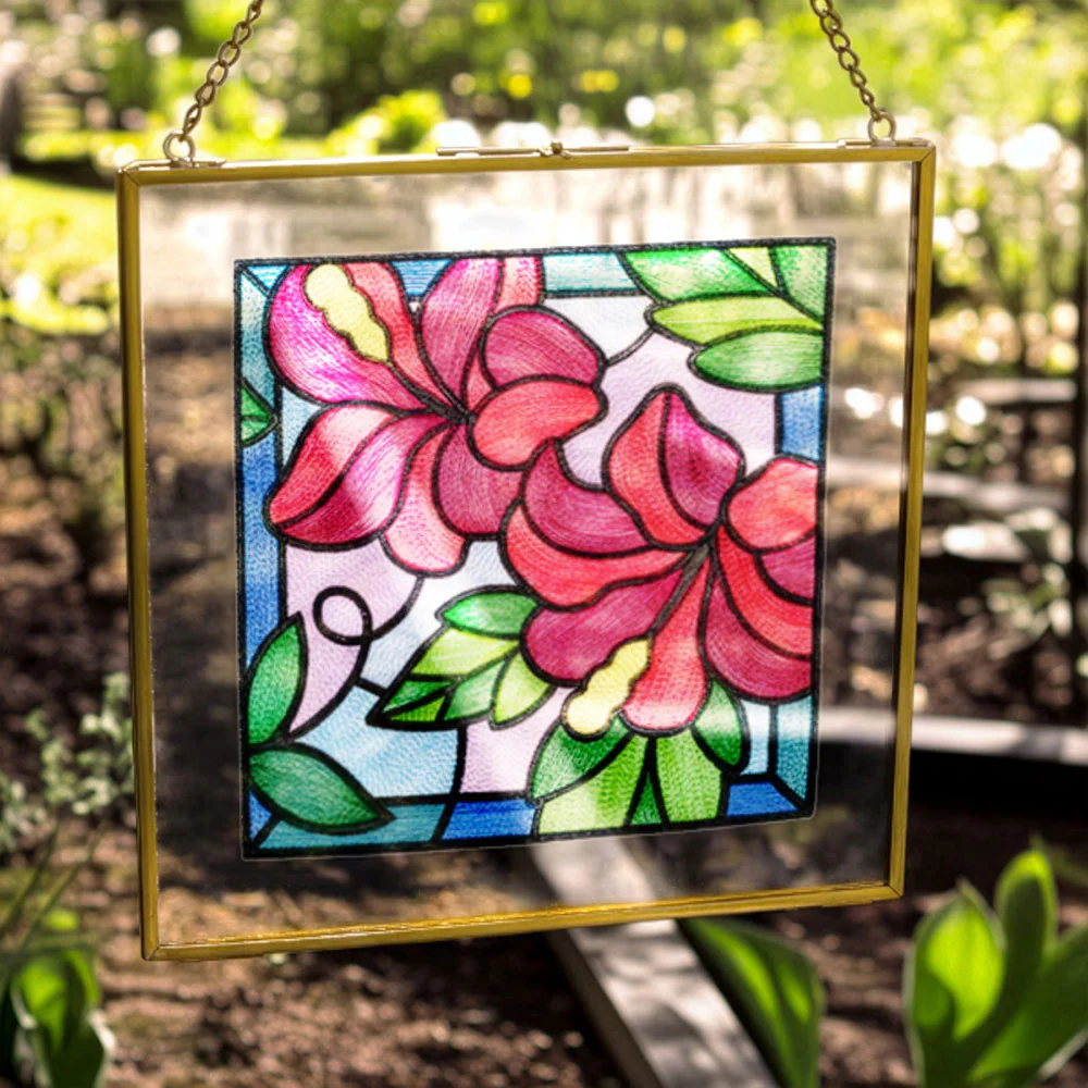 Stained Glass Garden - Hibiscus - Image 4