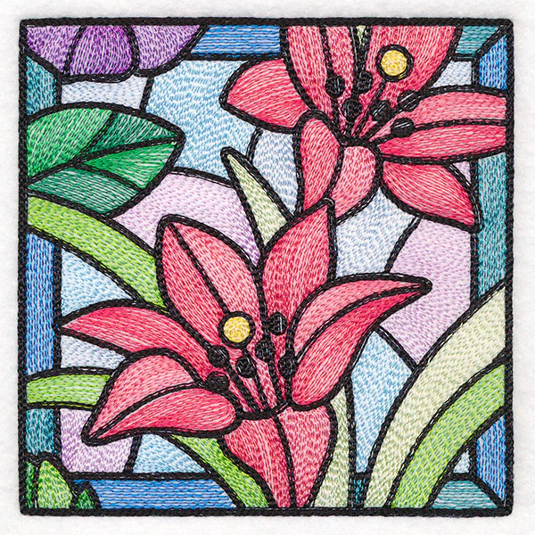 Stained Glass Garden - Lilies - Image 10