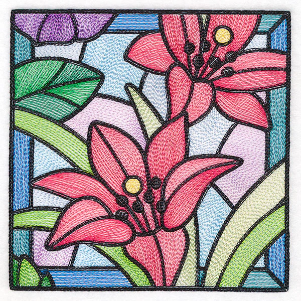 Stained Glass Garden - Lilies - Image 7