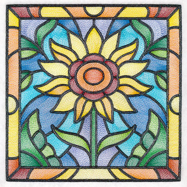 Stained Glass Garden - Sunflower - Image 13