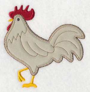 Standing Rooster (Heirloom Applique) - Image 2
