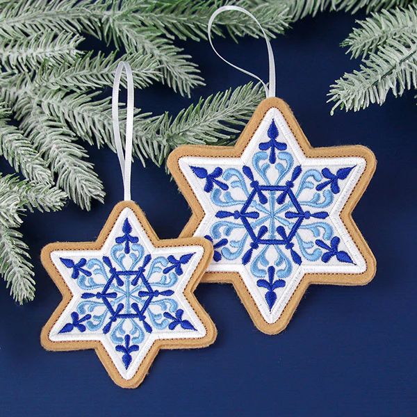 Star of David Cookie Ornament (In-the-Hoop) - Image 8