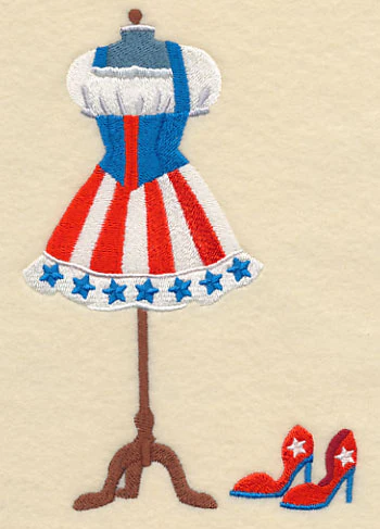 Star-Spangled Dress Form - Hers - Image 4