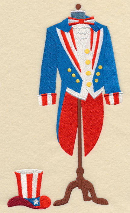 Star-Spangled Dress Form - His - Image 2
