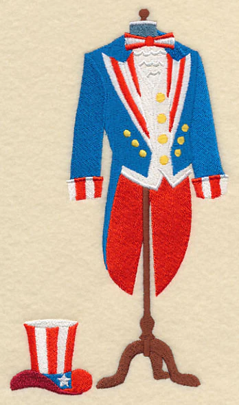 Star-Spangled Dress Form - His - Image 3