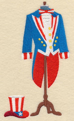 Star-Spangled Dress Form - His - Image 4