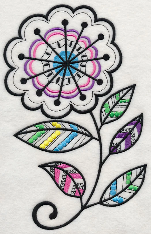 Starburst Blossom (Blackwork) - Image 5