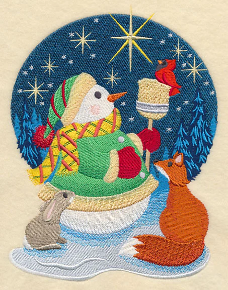 Stargazing Snowman - Image 2