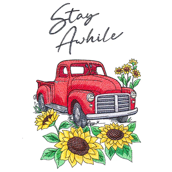 Stay Awhile Retro Truck - Image 2