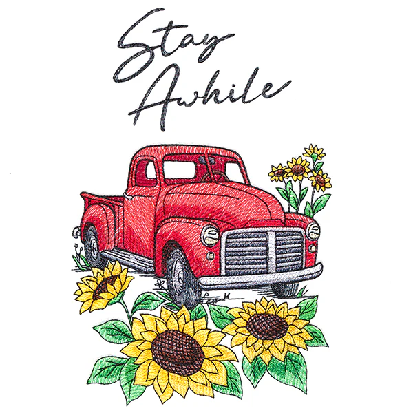 Stay Awhile Retro Truck - Image 3