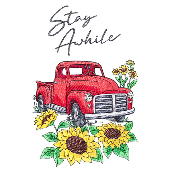 Stay Awhile Retro Truck - Image 5