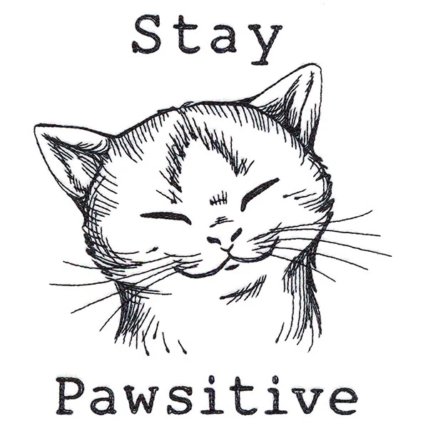 Stay Pawsitive Cat - Image 4