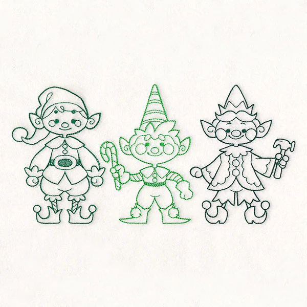 Storybook Christmas Characters -  Elves - Image 6