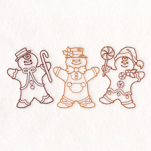 Storybook Christmas Characters - Gingerbread Men - Image 7