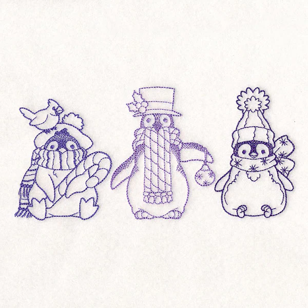 Storybook Christmas Characters -  Penguins - Image 3