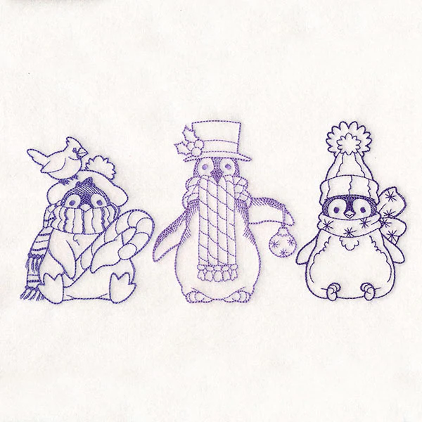 Storybook Christmas Characters -  Penguins - Image 6