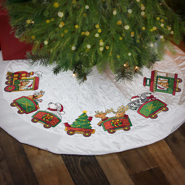 Storybook Christmas Train - Tree & Cardinal Car - Image 6