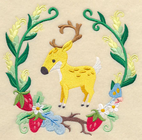 Storybook Deer Wreath - Image 3