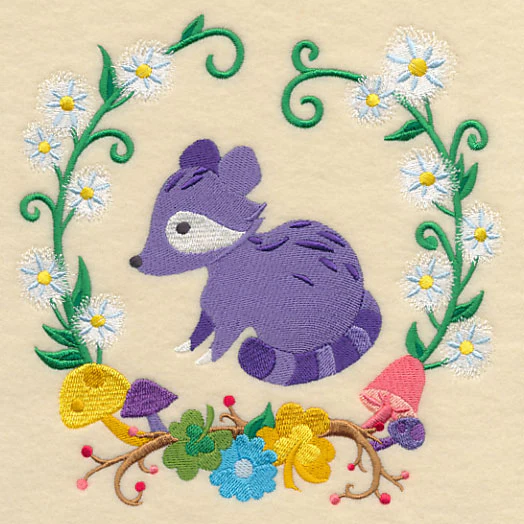 Storybook Raccoon Wreath - Image 2