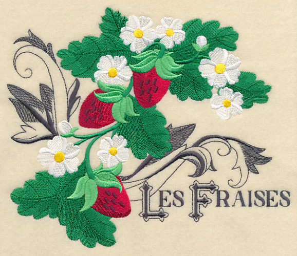 Strawberries and Baroque Flourish (French) - Image 4