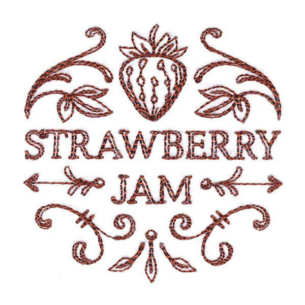 Strawberry Jam Jar Topper