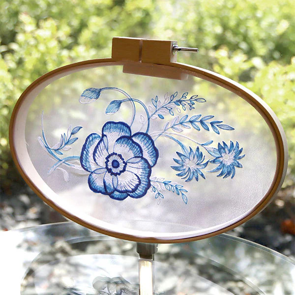 Stunning in Cyanotype Poppy Bouquet - Image 6