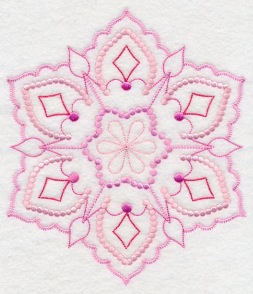 Stunning Snowflake Fancy (Candlewicking)