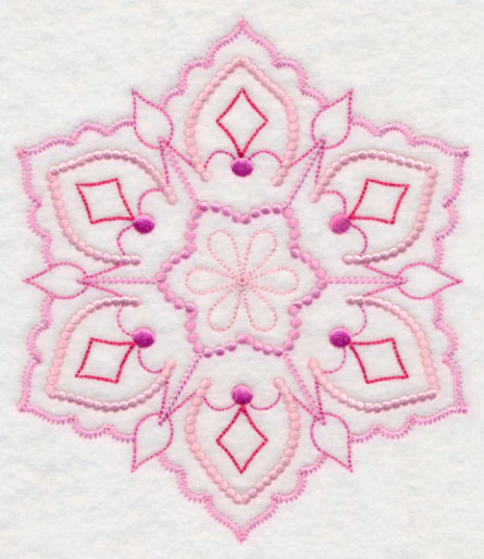 Stunning Snowflake Fancy (Candlewicking) - Image 2