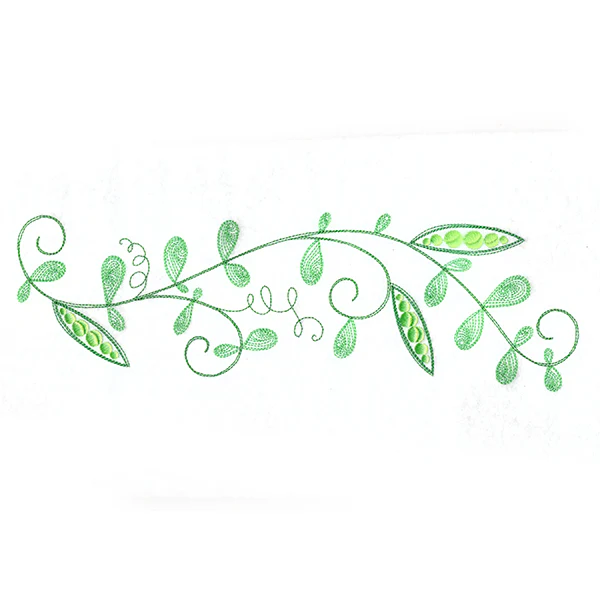 Sublime Snap Pea Border