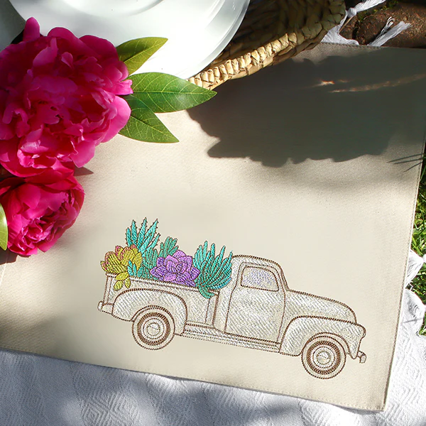 Succulent Retro Truck - Image 4
